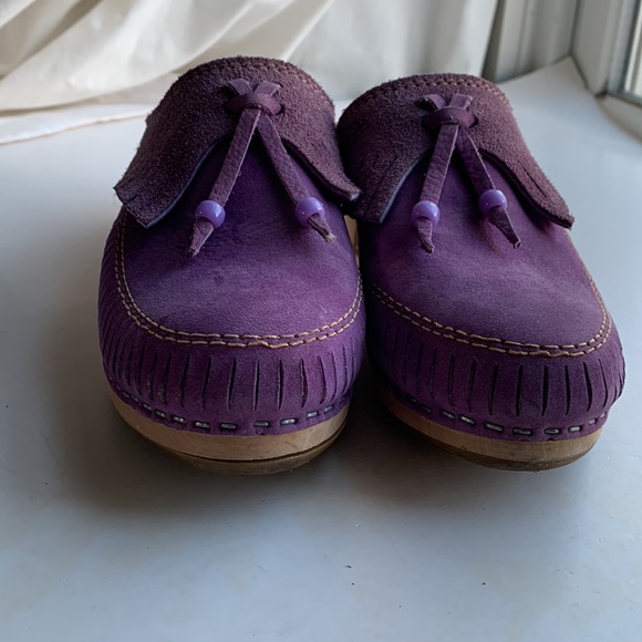 Vintage purple suede clogs! 🦄 - Picture 3 of 6